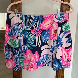 Lilly Pulitzer Madison Skort in High Tide Navy Sugar Mambo